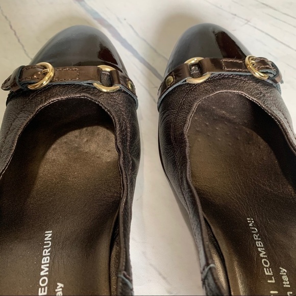 ATTILIO GIUSTI LEOMBRUNI Metallic Brown Pumps - Picture 9 of 10